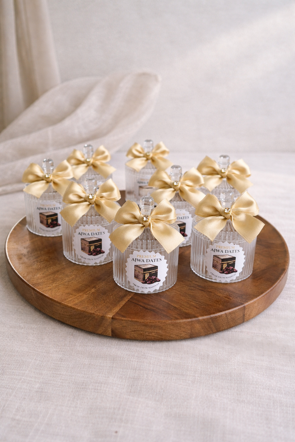 Luxury Ajwa Dates Favor Jar – Islamic Wedding, Hajj & Umrah Gift Box - Image 3