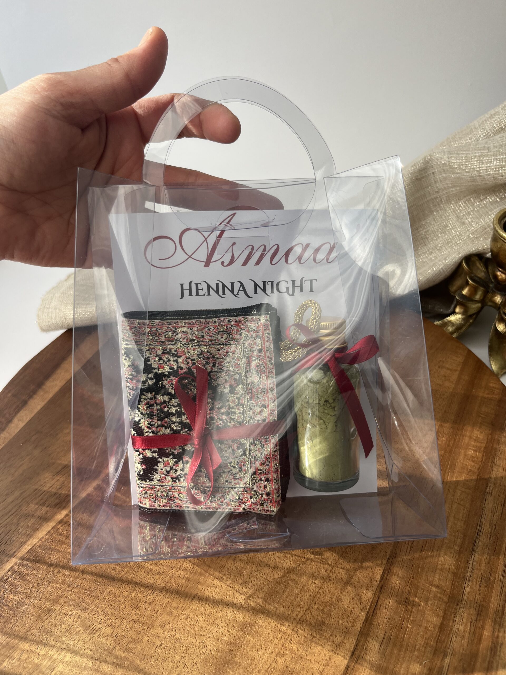 Luxury Henna Night Favor Set | Personalized Henna Gift Box | Turkish Henna Night Gift - Image 3