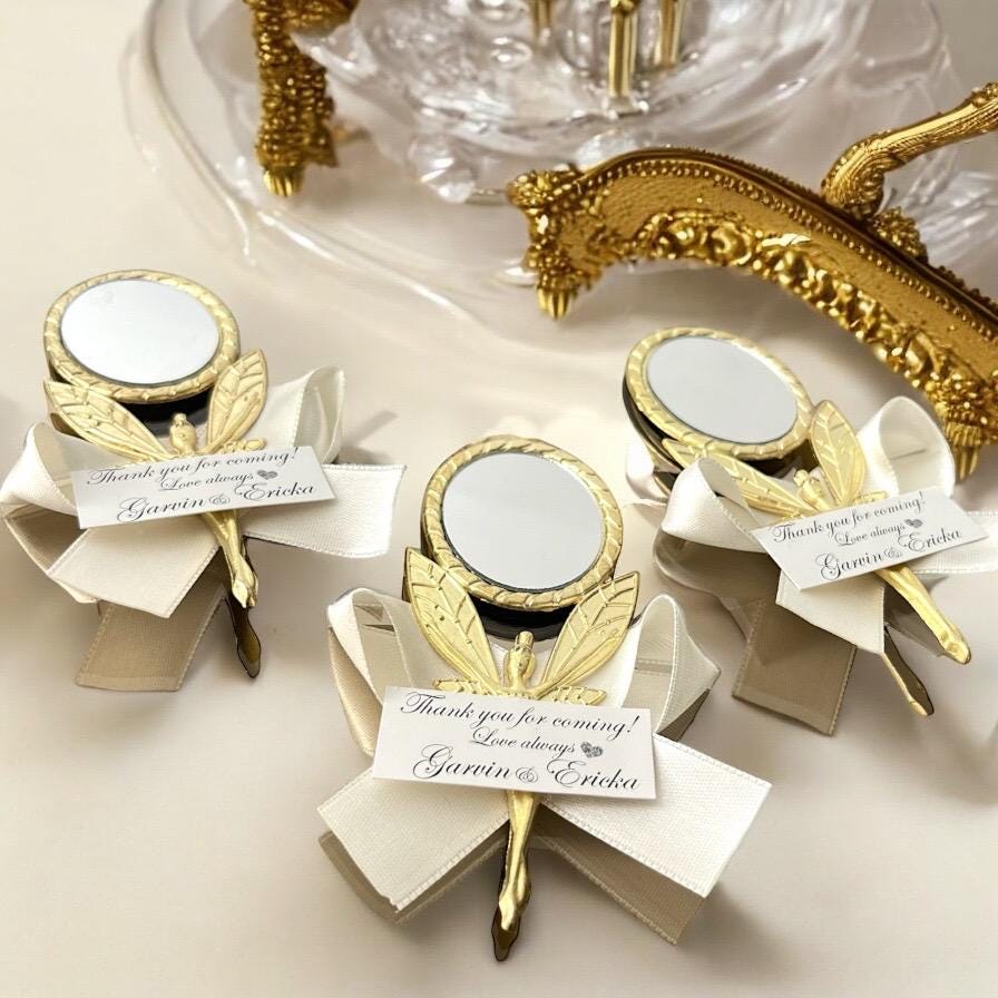 Personalized Mirror Magnet Favors: Quinceañera, Wedding, Bridal Shower - Image 3