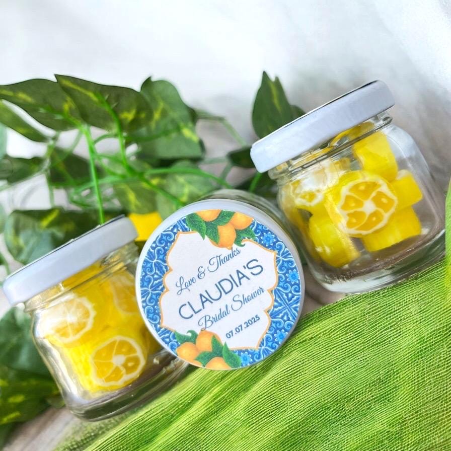 Alternative view of Amalfi Lemon Candy Wedding Favors: Personalized Citrus Sweets, Positano Favor