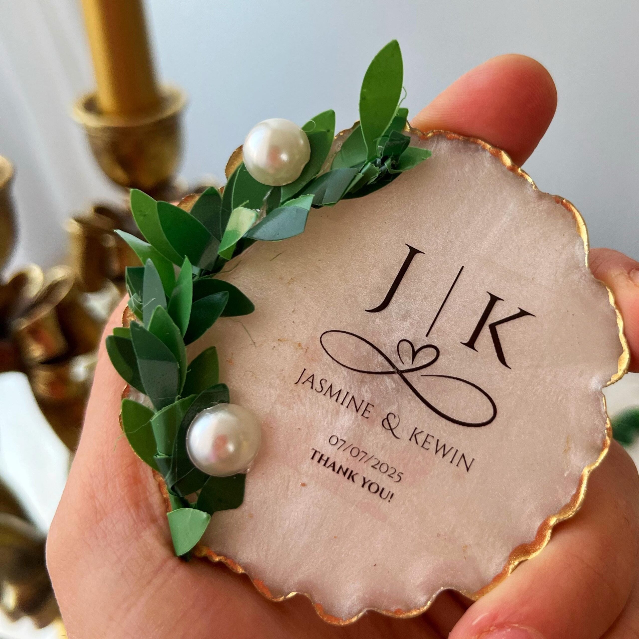Personalized Nikkah Magnet Favors, Bulk Fridge Magnet Gifts - Image 6