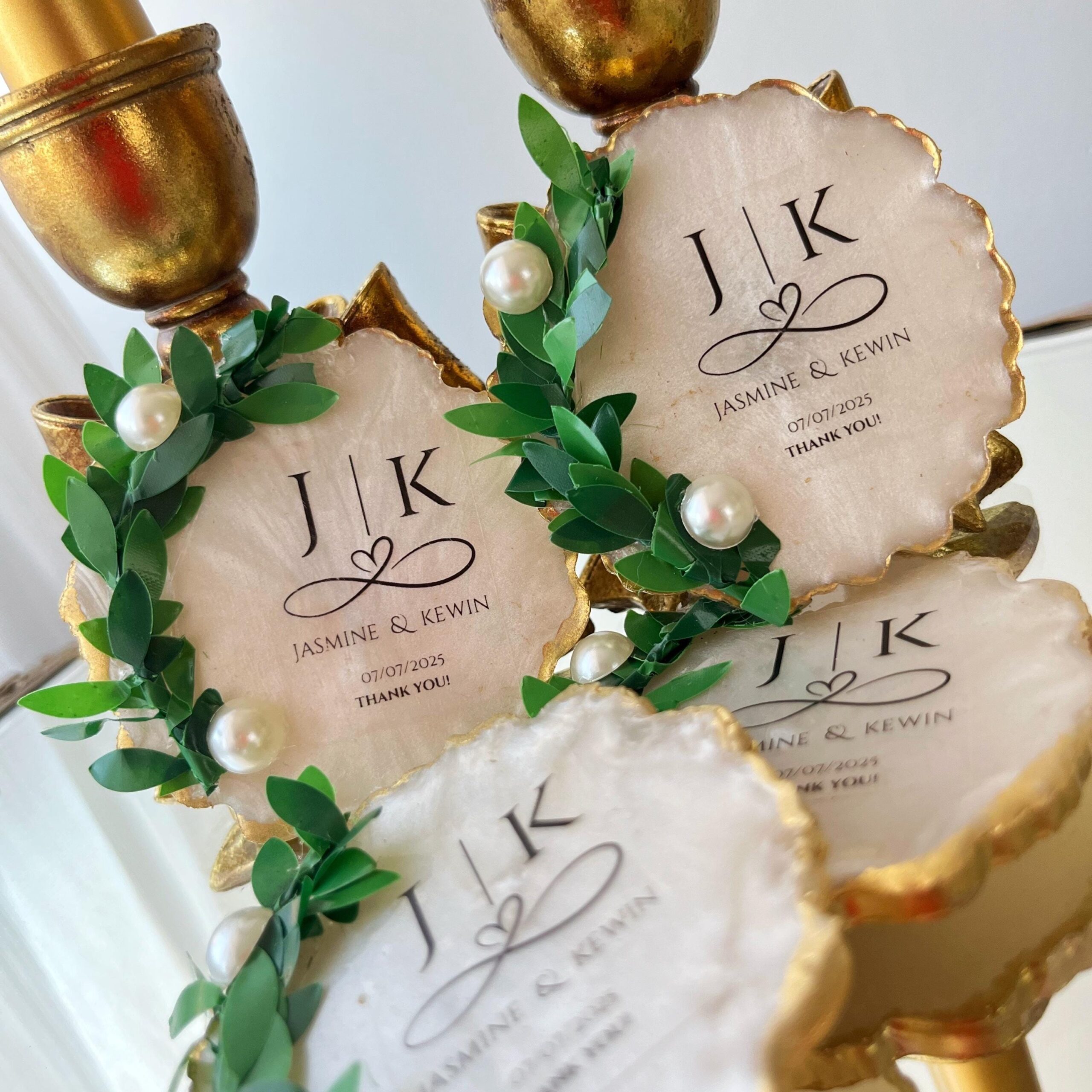 Personalized Nikkah Magnet Favors, Bulk Fridge Magnet Gifts - Image 10