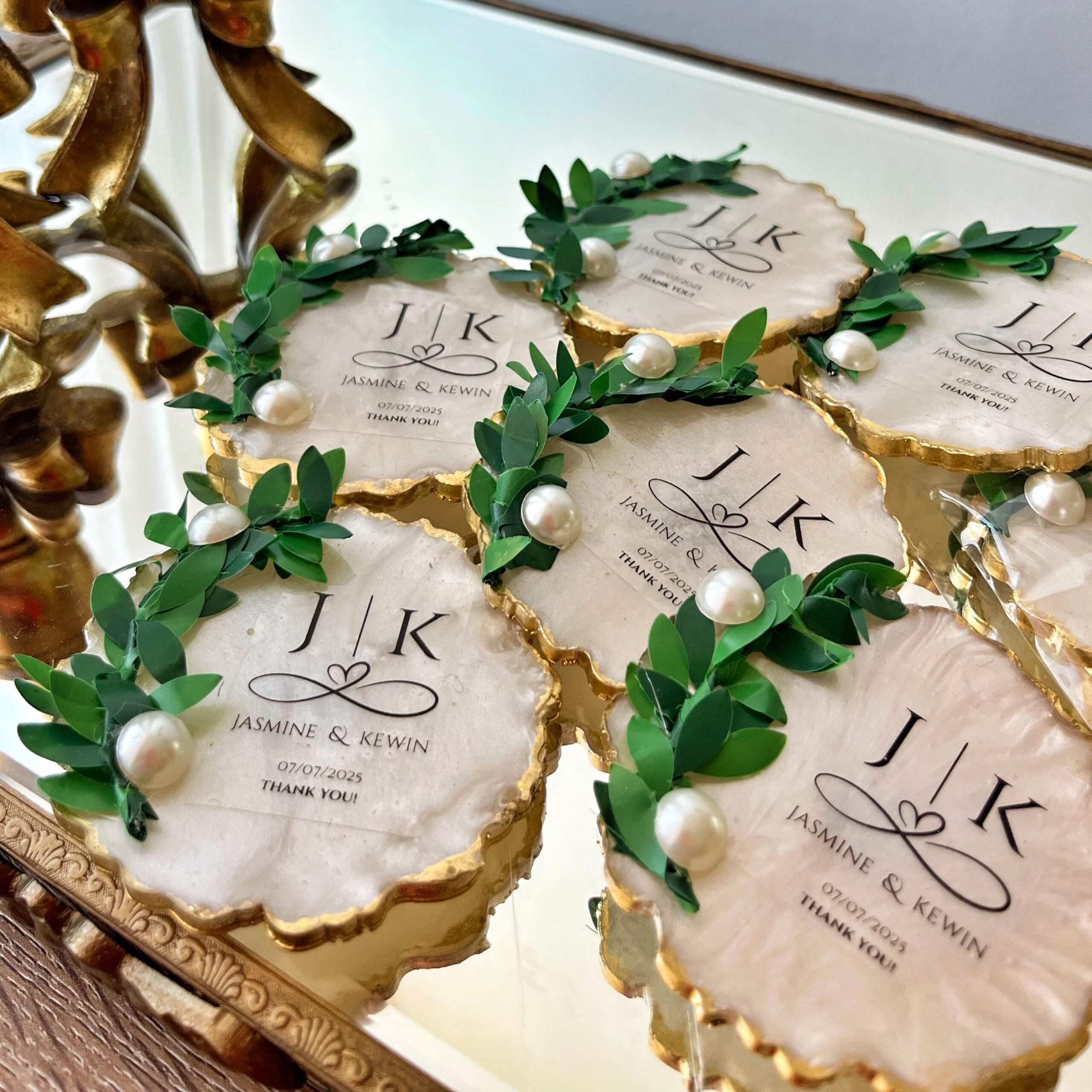 Personalized Nikkah Magnet Favors, Bulk Fridge Magnet Gifts - Image 5