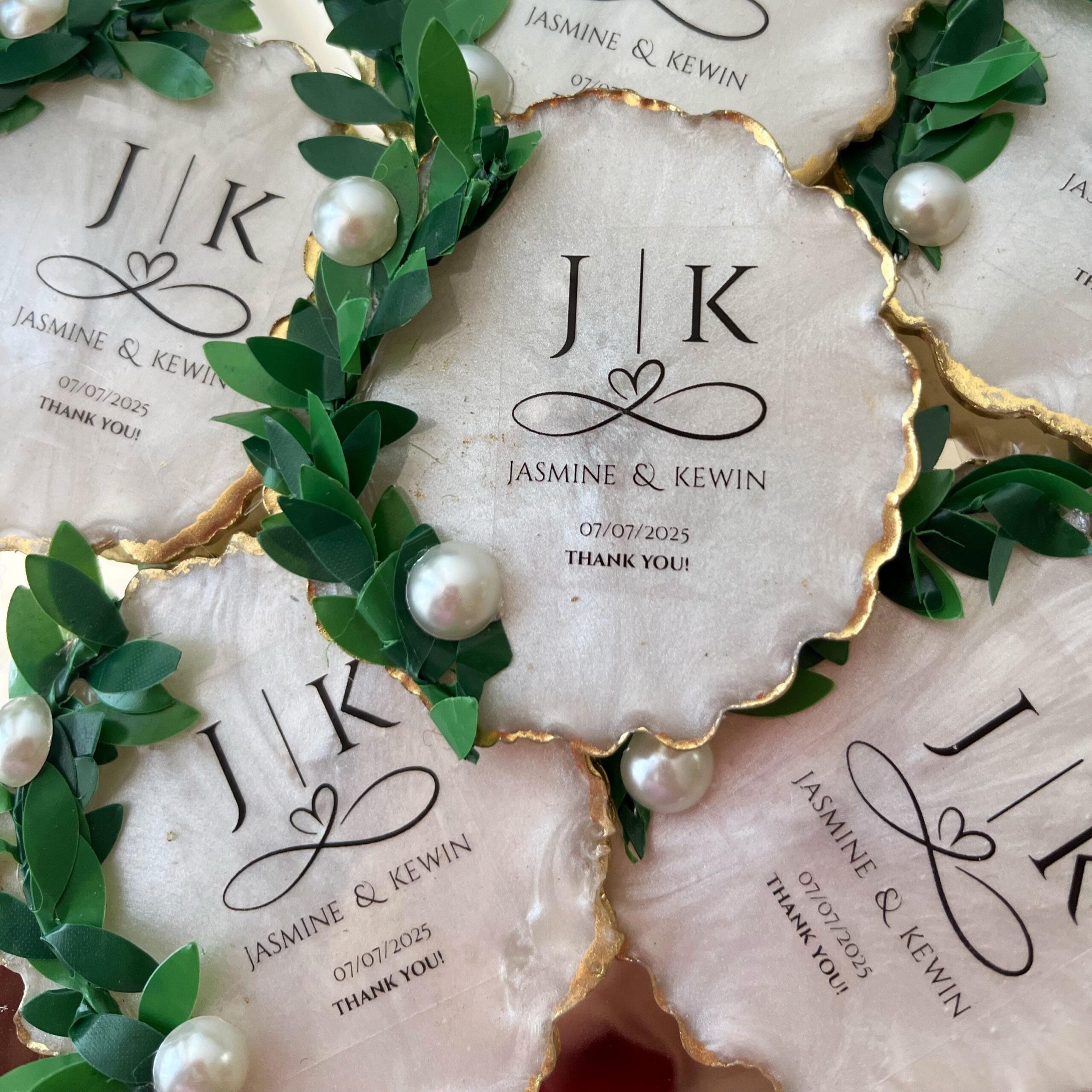 Personalized Nikkah Magnet Favors, Bulk Fridge Magnet Gifts - Image 9