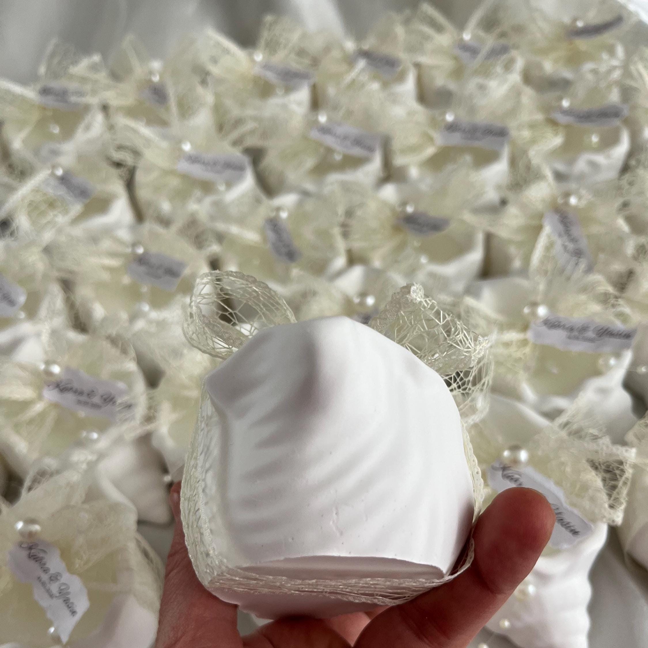 Personalized Sea Shell Candle Favors, Coastal Wedding Gift, Bridal Shower favors, Beach Party Decor - Image 8