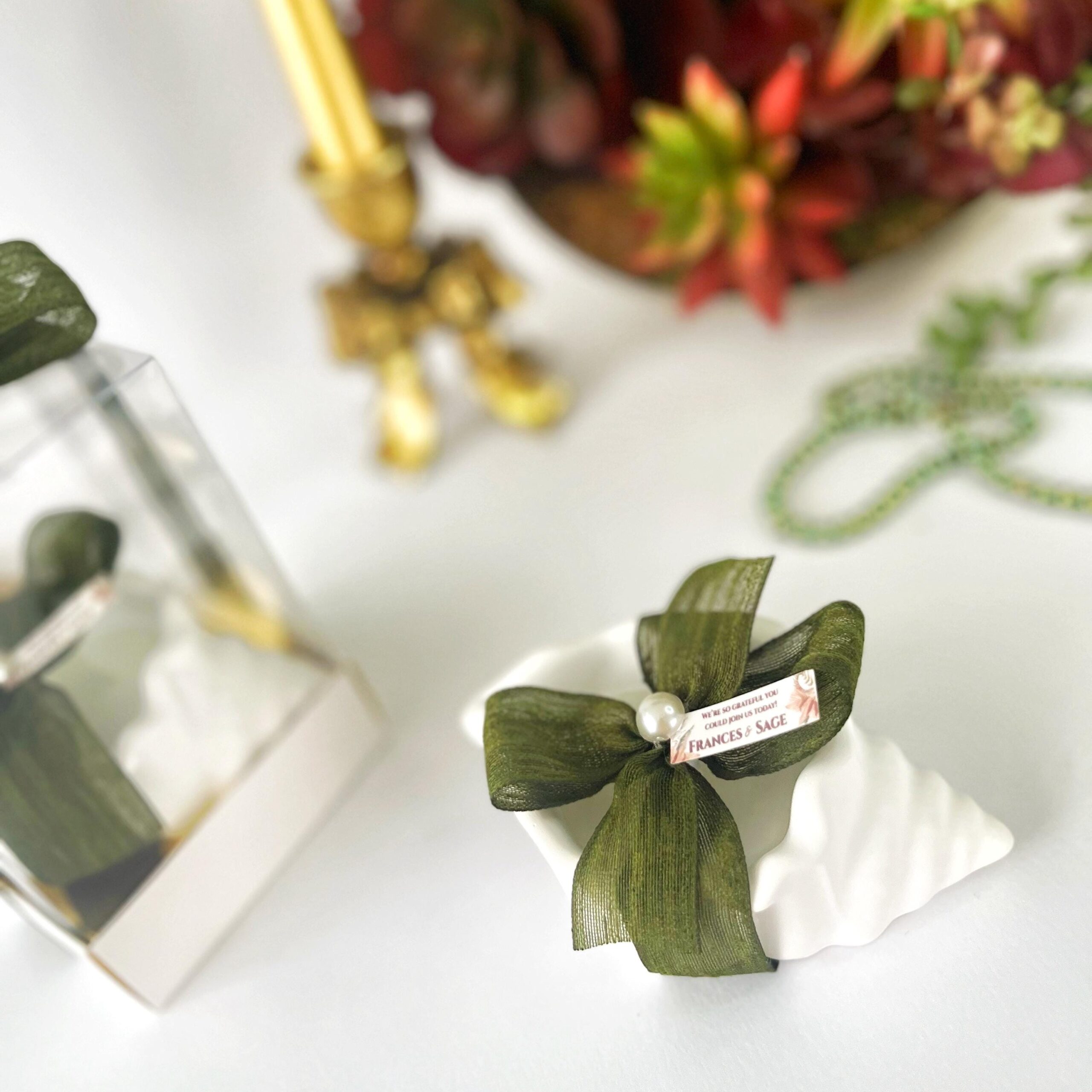 50 pcs Bulk Sea Shell Candle Favors, Wedding Favor for Guests - Image 5