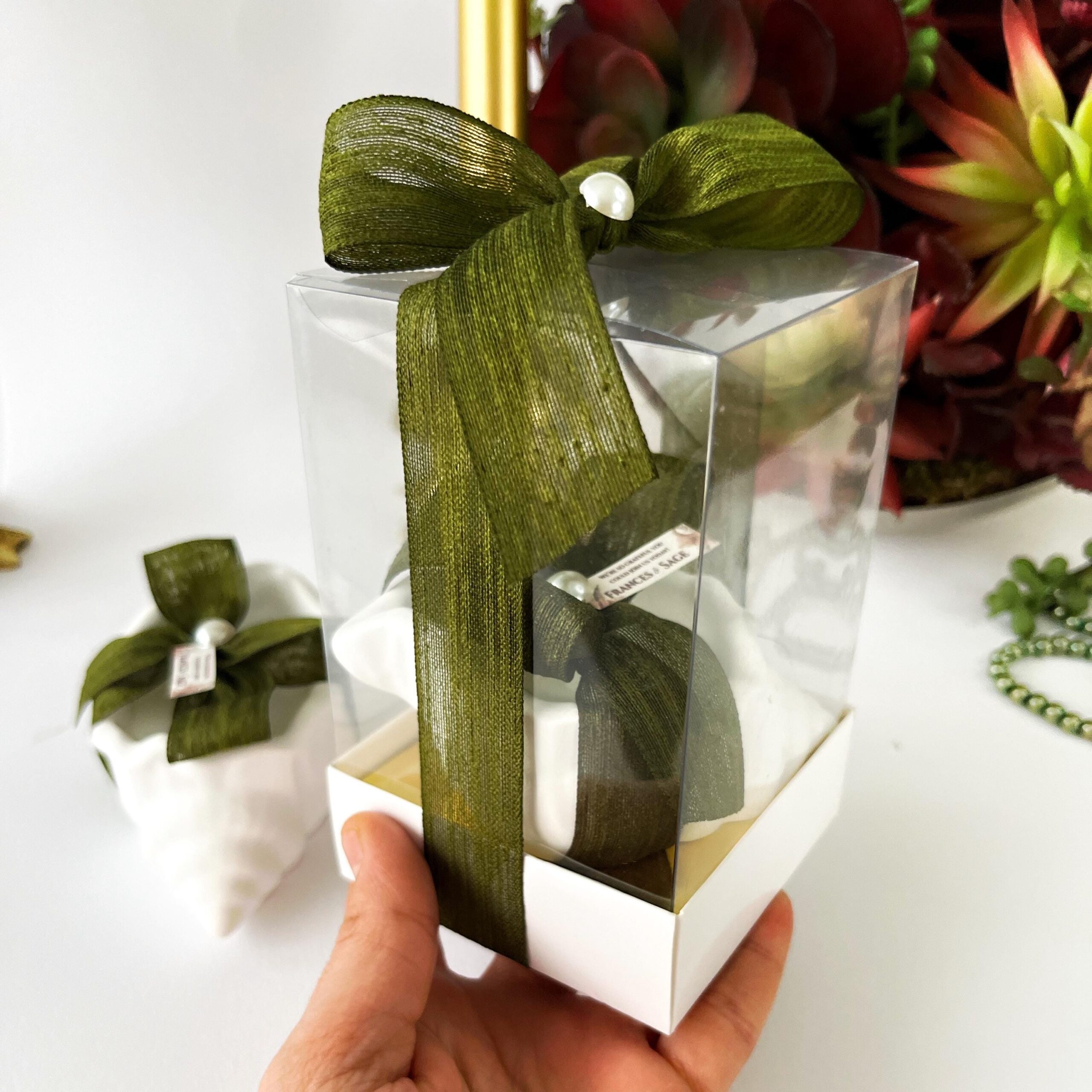 50 pcs Bulk Sea Shell Candle Favors, Wedding Favor for Guests - Image 9